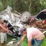 ACIDENTE ENVOLVENDO TRÊS CARROS DEIXA CINCO FERIDOS NO SUL DA BAHIA