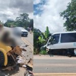 COLISÃO ENTRE MICRO-ÔNIBUS E CAMINHONETE DEIXA QUATRO MORTOS NO SUL DA BAHIA