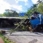 MOTORISTA MORRE APÓS CAMINHÃO TOMBAR NA BR-324