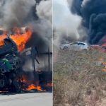 COLISÃO ENTRE CARRETAS DEIXA DOIS MORTOS E INTERDITA BR-116 EM MILAGRES
