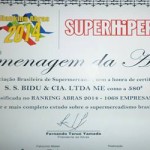     EMPRESA DE SUPERMERCADOS DE UBAITABA RECEBE PRÊMIO DA ABRAS