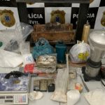 POLÍCIA APREENDE R$ 1,2 MILHÃO EM COCAÍNA NUMA CASA DE LUXO EM EUNÁPOLIS
