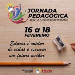 ITACARÉ ABRE JORNADA PEDAGÓGICA 2022 NESTA QUARTA-FEIRA COM LIVE E OFICINAS