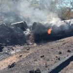 CAMINHONEIRO MORRE CARBONIZADO APÓS ACIDENTE NO INTERIOR DA BAHIA