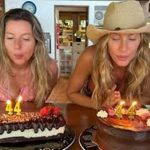 GISELE BÜNDCHEN COMEMORA ANIVERSÁRIO COM IRMÃ GÊMEA NA PENÍNSULA DE MARAÚ