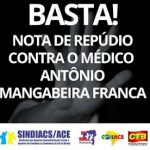 SINDICATO EMITE NOTA DE REPÚDIO CONTRA MÉDICO ITABUNENSE